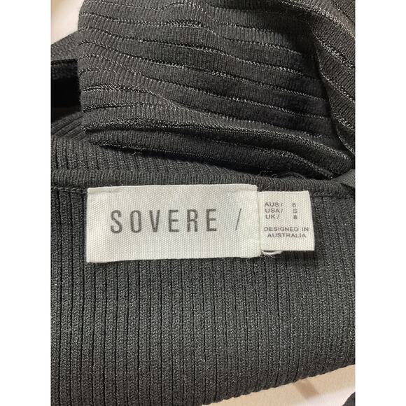 Sovere 'Tilt' Black Knit Dress Size S - Picture 4 of 5